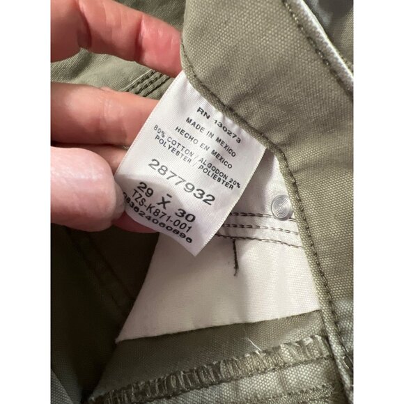 Lee Loose Fit Khaki Carpenter Pants 29x30 Tan Mens - Picture 4 of 7